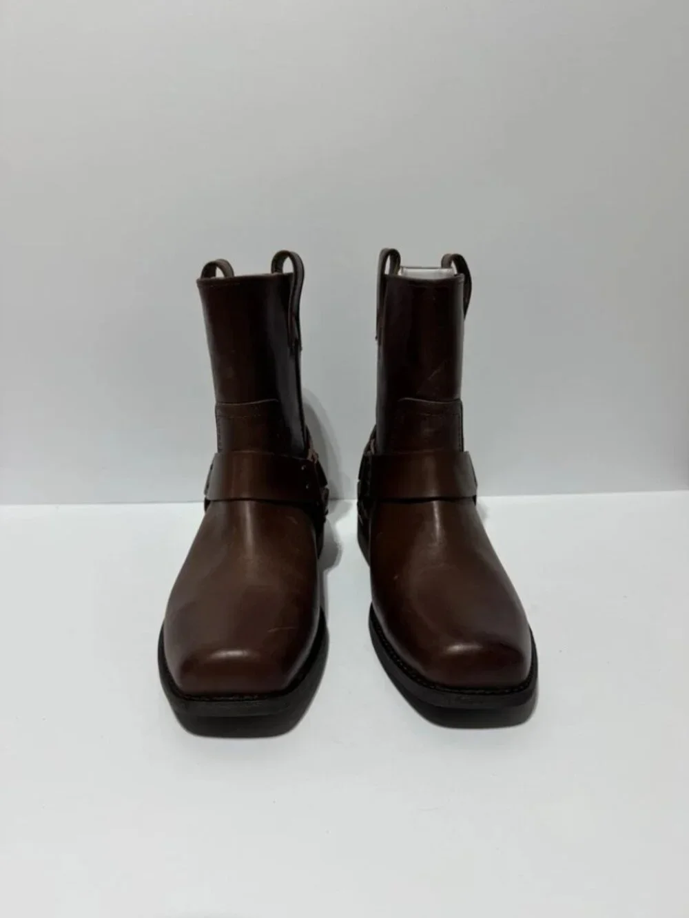 Frye Co Mens Roger Engineer Harness Boots Whiskey Size 8 M